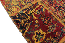 Load image into Gallery viewer, Handmade Antique, Vintage oriental Persian  Arak rug - 210 X 147 cm
