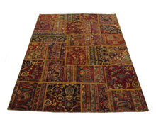 Load image into Gallery viewer, Handmade Antique, Vintage oriental Persian  Arak rug - 210 X 147 cm
