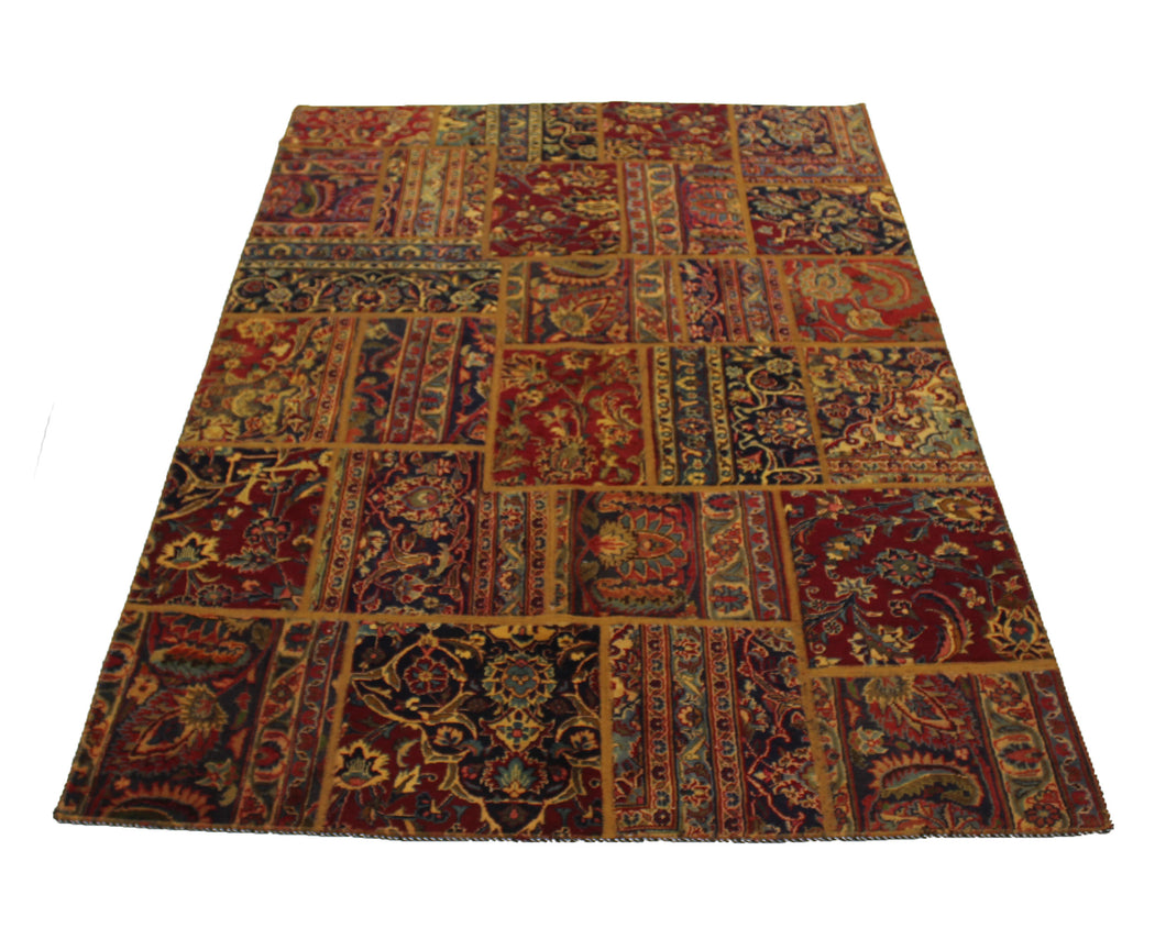 Handmade Antique, Vintage oriental Persian  Arak rug - 210 X 147 cm