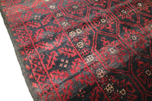 Load image into Gallery viewer, Handmade Antique, Vintage oriental Persian Baluch rug - 190 X 110 cm
