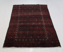 Load image into Gallery viewer, Handmade Antique, Vintage oriental Persian Baluch rug - 190 X 110 cm
