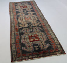 Load image into Gallery viewer, Handmade Antique, Vintage oriental Persian Sarab rug - 289 X 103 cm
