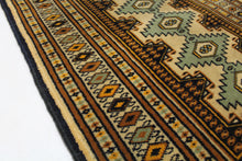 Load image into Gallery viewer, Handmade Antique, Vintage oriental Persian Turkaman rug - 78 X 55 cm
