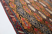 Load image into Gallery viewer, Handmade Antique, Vintage oriental Persian Afshar rug - 235 X 150 cm
