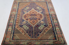 Load image into Gallery viewer, Handmade Antique, Vintage oriental Persian Afshar rug - 180 X 140 cm
