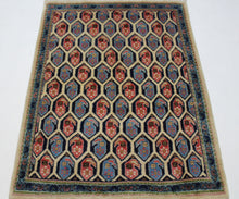 Load image into Gallery viewer, Handmade Antique, Vintage oriental Persian Afshar rug - 110 X 80 cm
