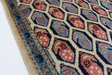Load image into Gallery viewer, Handmade Antique, Vintage oriental Persian Afshar rug - 110 X 80 cm
