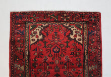 Load image into Gallery viewer, Handmade Antique, Vintage oriental Persian Mosel rug - 217 X 107 cm
