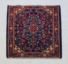 Load image into Gallery viewer, Handmade Antique, Vintage oriental Persian Shahrbaf rug - 90 X 73 cm
