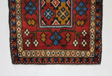 Load image into Gallery viewer, Handmade Antique, Vintage oriental Persian Songol rug - 100 X 63 cm

