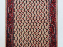 Load image into Gallery viewer, Handmade Antique, Vintage oriental Persian Arak rug - 124 X 62 cm
