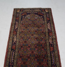 Load image into Gallery viewer, Handmade Antique, Vintage oriental Persian Savah rug - 256 X 73 cm
