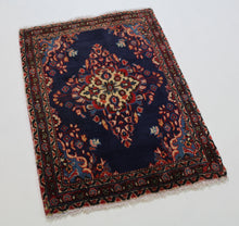 Load image into Gallery viewer, Handmade Antique, Vintage oriental Persian Mahal rug - 83 X 63 cm
