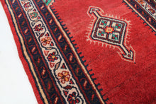 Load image into Gallery viewer, Handmade Antique, Vintage oriental Persian Sharbaf rug - 105 X 61 cm
