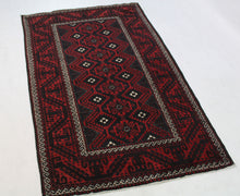 Load image into Gallery viewer, Handmade Antique, Vintage oriental Persian Baluch rug - 207 X 128 cm
