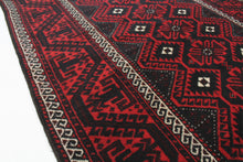 Load image into Gallery viewer, Handmade Antique, Vintage oriental Persian Baluch rug - 207 X 128 cm
