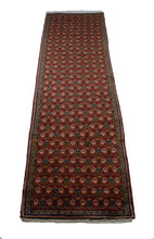 Load image into Gallery viewer, Handmade Antique, Vintage oriental Persian Arak rug - 340 X 68 cm
