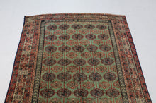 Load image into Gallery viewer, Handmade Antique, Vintage oriental Persian Turkaman rug - 180 X 115 cm
