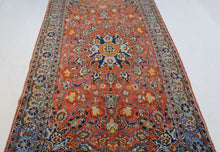 Load image into Gallery viewer, Handmade Antique, Vintage oriental Persian Yazd rug - 308 X 150 cm
