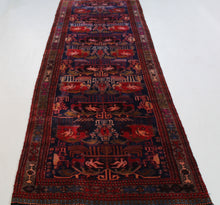 Load image into Gallery viewer, Handmade Antique, Vintage oriental Persian Mahal rug - 225 X 120 cm
