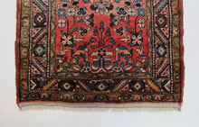 Load image into Gallery viewer, Handmade Antique, Vintage oriental Persian Hamedan rug - 320 X 110 cm
