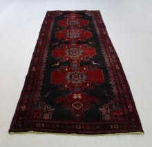 Load image into Gallery viewer, Handmade Antique, Vintage oriental Persian Sarab rug - 310 X 100 cm

