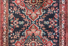 Load image into Gallery viewer, Handmade Antique, Vintage oriental Persian Hamedan rug - 390 X 105 cm
