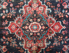 Load image into Gallery viewer, Handmade Antique, Vintage oriental Persian Hamedan rug - 390 X 105 cm
