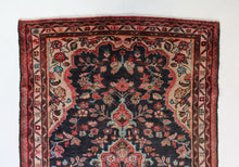 Load image into Gallery viewer, Handmade Antique, Vintage oriental Persian Hamedan rug - 390 X 105 cm
