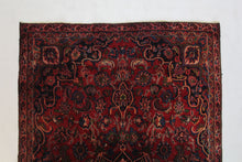 Load image into Gallery viewer, Handmade Antique, Vintage oriental Persian Mashad rug - 233 X 136 cm
