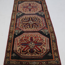 Load image into Gallery viewer, Handmade Antique, Vintage oriental Persian Sarab rug - 160 X 73 cm

