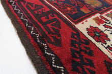 Load image into Gallery viewer, Handmade Antique, Vintage oriental Persian  Baluch rug - 178 X 100 cm
