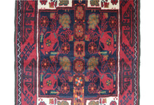 Load image into Gallery viewer, Handmade Antique, Vintage oriental Persian  Baluch rug - 178 X 100 cm
