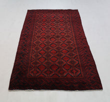 Load image into Gallery viewer, Handmade Antique, Vintage oriental Persian Baluch rug - 195 X 125 cm
