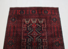 Load image into Gallery viewer, Handmade Antique, Vintage oriental Persian Balouch rug - 158 X 95 cm
