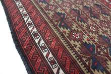 Load image into Gallery viewer, Handmade Antique, Vintage oriental Persian Baluch rug - 180 X 95 cm
