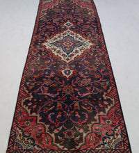 Load image into Gallery viewer, Handmade Antique, Vintage oriental Persian Nahavand rug - 270 X 80 cm

