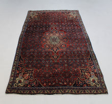 Load image into Gallery viewer, Handmade Antique, Vintage oriental Persian Bijar rug - 220 X 110 cm
