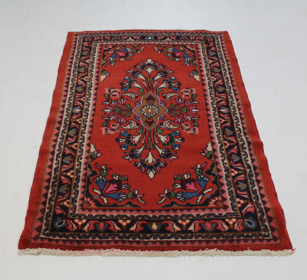 Handmade Antique, Vintage oriental Persian Savah rug - 130 X 85 cm