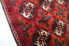 Load image into Gallery viewer, Handmade Antique, Vintage oriental Persian Baluch rug - 245 X 96 cm
