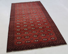 Load image into Gallery viewer, Handmade Antique, Vintage oriental Persian  Baluch rug - 236 X 120 cm
