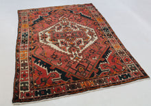 Load image into Gallery viewer, Handmade Antique, Vintage oriental Persian Bakhtiari rug - 208 X 150 cm
