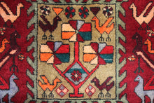 Load image into Gallery viewer, Handmade Antique, Vintage oriental Persian Sarab rug - 330 X 120 cm
