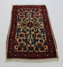 Load image into Gallery viewer, Handmade Antique, Vintage oriental Persian Sarokh rug - 80 X 50 cm
