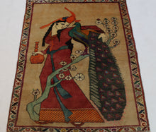 Load image into Gallery viewer, Handmade Antique, Vintage oriental Persian Shiraz gabbe - 164 X 128 cm
