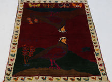 Load image into Gallery viewer, Handmade Antique, Vintage oriental Persian Gabe - 125 X 98 cm
