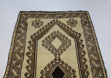 Load image into Gallery viewer, Handmade Antique, Vintage oriental Persian Gabeh rug - 260 X 133 cm
