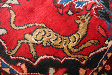 Load image into Gallery viewer, Handmade Antique, Vintage oriental Persian Mazlaghan rug - 325 X 155 cm
