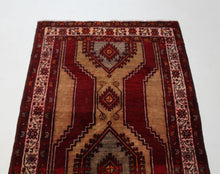 Load image into Gallery viewer, Handmade Antique, Vintage oriental Persian Sarab rug - 400 X 110 cm
