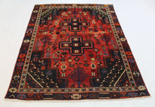 Load image into Gallery viewer, Handmade Antique, Vintage oriental Persian Sirjan rug - 197 X 145 cm
